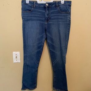 American Eagle Hi-rise Jegging Crop size 16